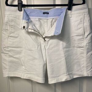 J. Crew Women's White Shorts 7”